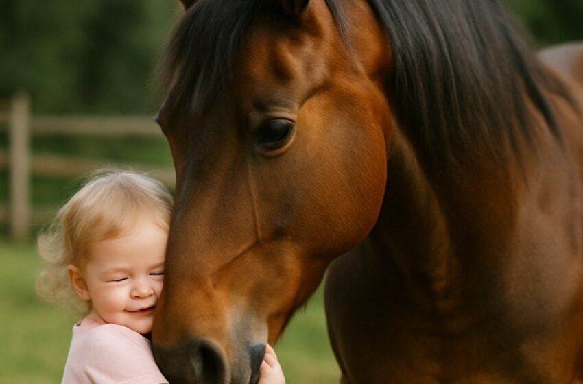  ¡A mi hija de 2 años le encantaba jugar con el caballo del vecino… hasta que descubrimos un secreto aterrador!