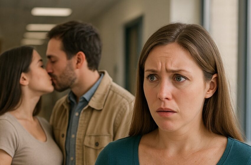  Durante mi ecografía, vi a mi esposo… con otra mujer embarazada. Me quedé impactada cuando descubrí quién era.