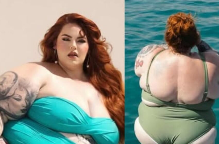 ¡Con shorts ultracortos y una blusa transparente, la modelo de 155 kilos sale a caminar con su hijo en un atuendo cuestionable! ¡Mira las fotos!
