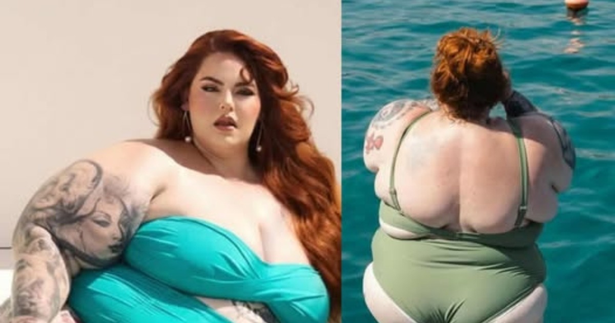 ¡Con shorts ultracortos y una blusa transparente, la modelo de 155 kilos sale a caminar con su hijo en un atuendo cuestionable! ¡Mira las fotos!