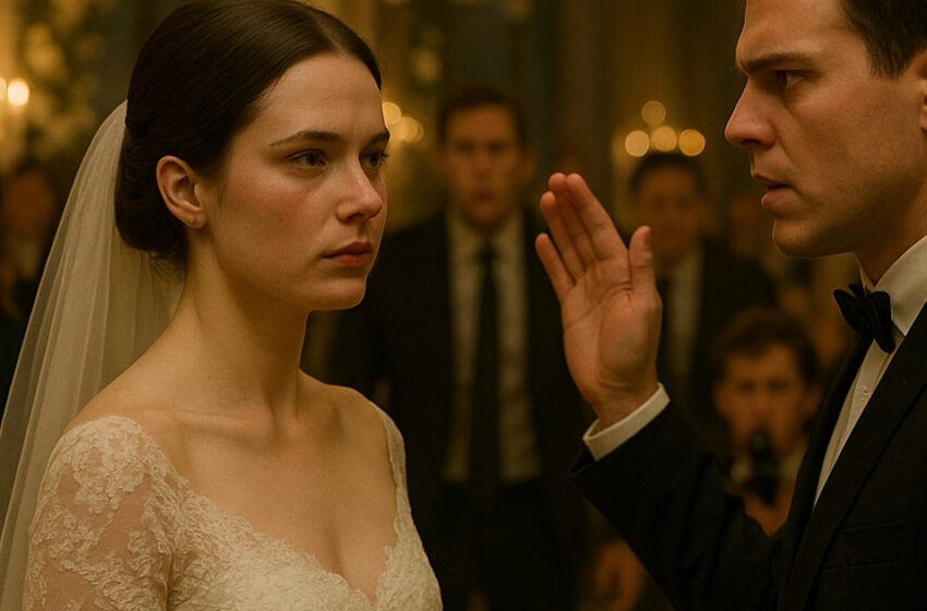  El novio abofeteó a la novia en plena boda, delante de todos los invitados. Lo que ocurrió después dejó completamente atónitos a los presentes.