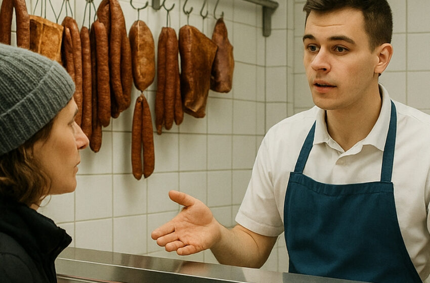 Cada mañana, la anciana compraba 40 kg de carne. Cuando el carnicero la siguió, vio algo que nunca olvidará.