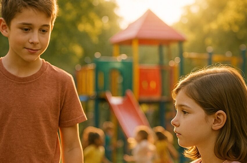  Un niño se acercó a una niña con una prótesis y le dijo algo. Lo que ocurrió después no dejó a nadie indiferente.