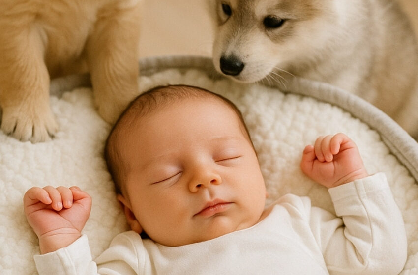  Los cachorros no apartaban la mirada del niño, tratando de llamar la atención de los padres. Solo gracias a este gesto el padre comprendió lo que realmente estaba ocurriendo…