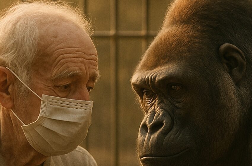  Rescató a una gorila herida del bosque… Años después se reencontraron, y lo que hizo el animal dejó a todos sin palabras