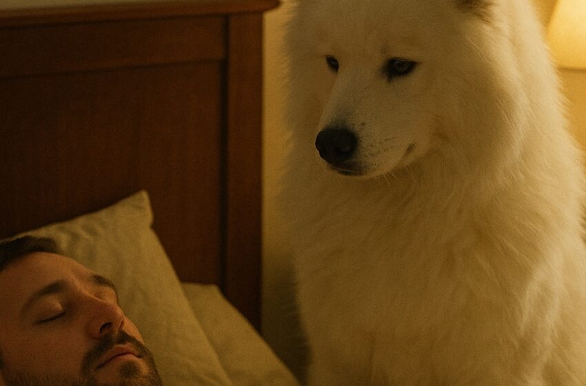  El perro del refugio no dormía por las noches y observaba fijamente a sus dueños… Cuando descubrieron por qué, se les rompió el corazón