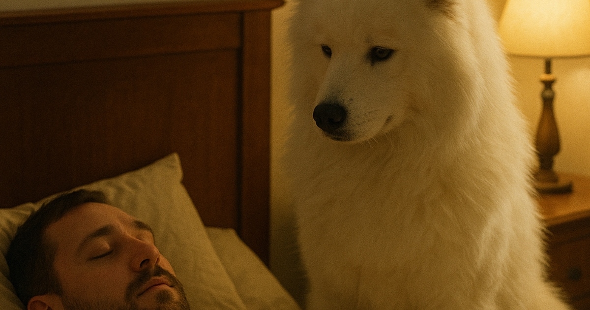 El perro del refugio no dormía por las noches y observaba fijamente a sus dueños… Cuando descubrieron por qué, se les rompió el corazón