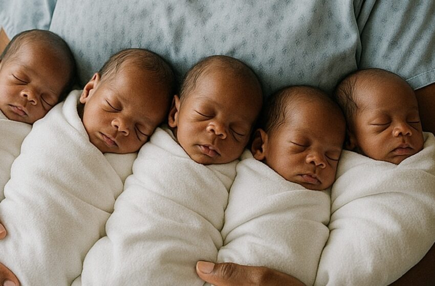  Justo después del nacimiento de los quintillizos, el padre susurró: ‘Estos no son mis hijos’ —y salió de la habitación.