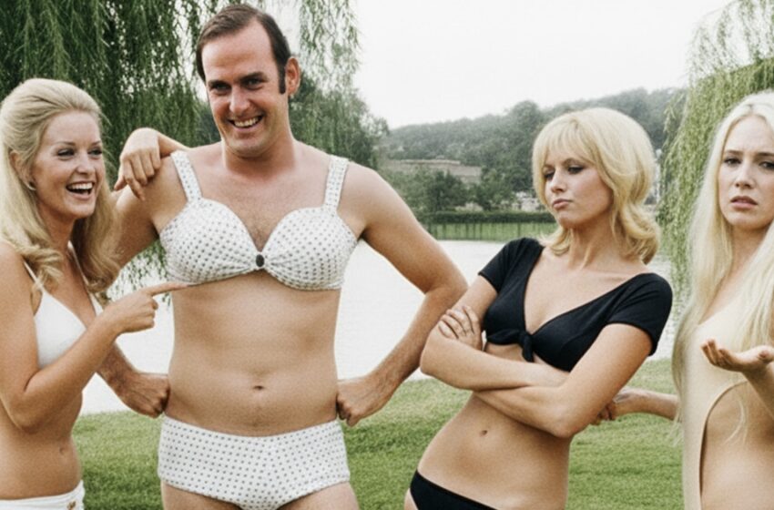  ¿Puedes reconocer a esta legendaria genia de la comedia en bikini? La ícono que convirtió lo absurdo en un deporte nacional y hizo reír a generaciones enteras.